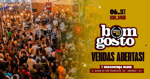 Roda de Samba do Bom Gosto - Renascença (foto do evento)
