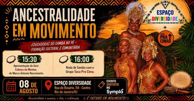 Ancestralidade em movimento - educadoras do samba (foto do evento)