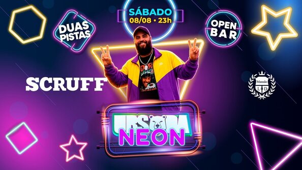 Ursada neon (08/08) mega open bar (lapa) (foto do evento)