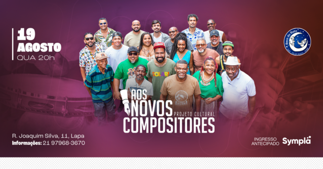 Roda de samba do aos novos compositores (foto do evento)