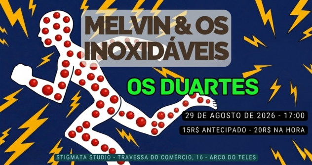 Melvin & os Inoxidáveis + Os Duartes no Stigmata Studio (foto do evento)