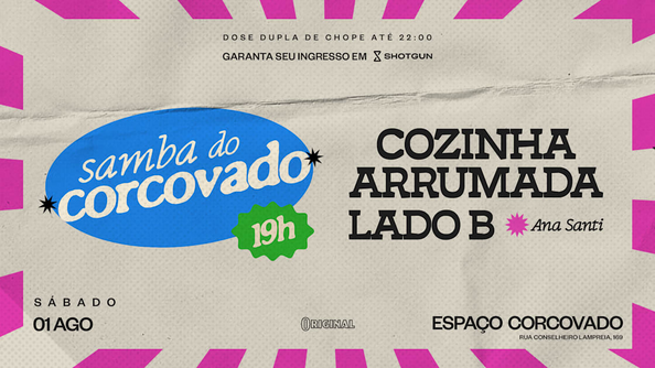 Cozinha Arrumada E Lado B No Samba Do Corcovado (foto do evento)