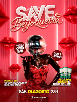 Save -Beijoqueira | Open Bar | 2 Pistas | * Xeque Mate (foto do evento)
