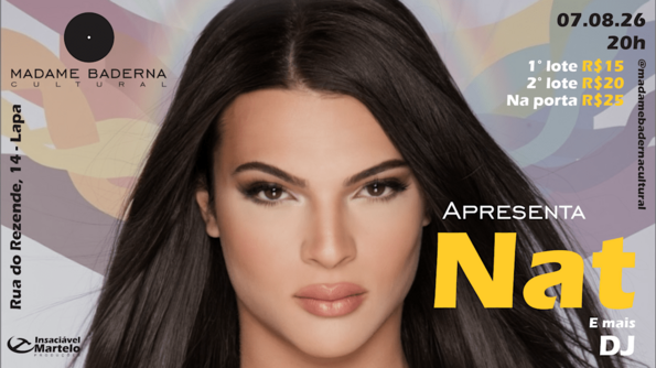 Nat No Madame Baderna (foto do evento)