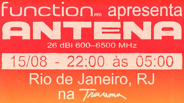 Function Apresenta: Antena (Rj) (foto do evento)
