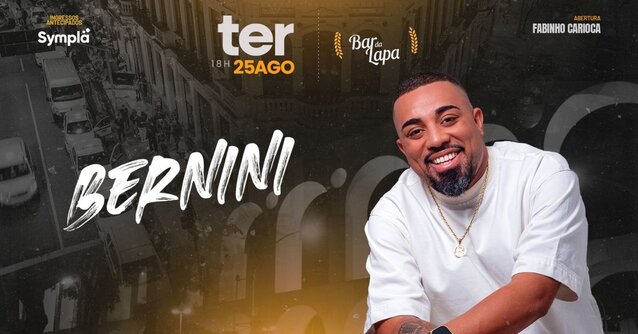 Bernini no bar da lapa (foto do evento)