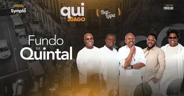 Fundo de quintal no bar da lapa (foto do evento)