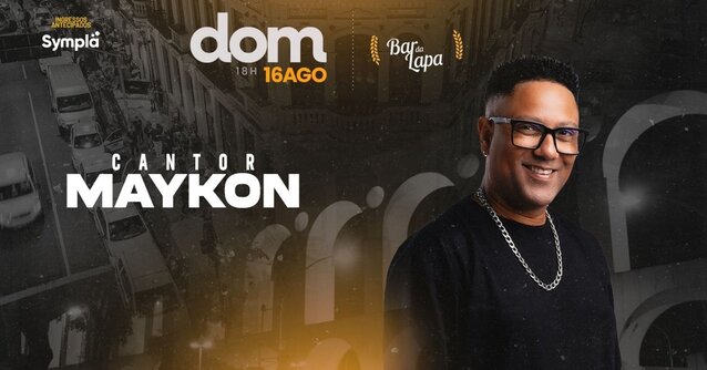 Cantor maykon no bar da lapa (foto do evento)