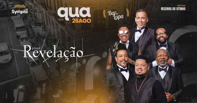 Revelação no bar da lapa (foto do evento)