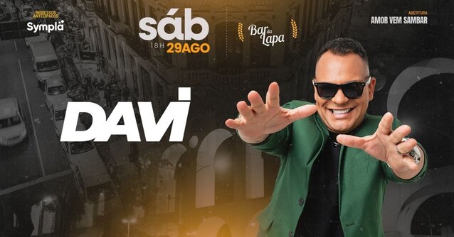 Davi no bar da lapa (foto do evento)