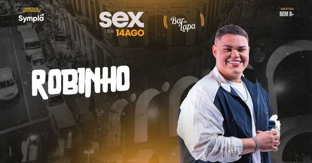 Robinho no bar da lapa (foto do evento)