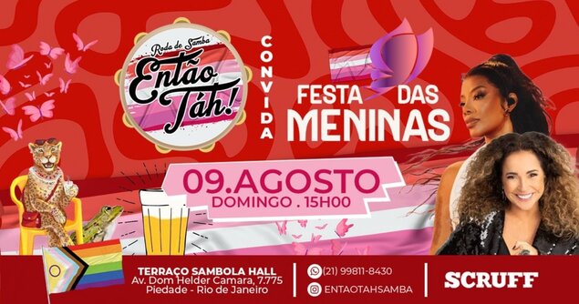 ENTÃO TAH! Convida FESTA das MENINAS (MES DO ORGULHO & VISIBILIDADE LÉSBICA) (foto do evento)