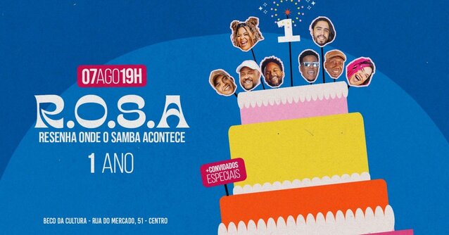 Resenha onde o samba acontece 1 ano !!! (foto do evento)