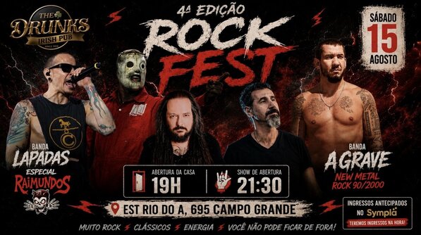 Rock fest 4ª edição - lapadas e a grave (foto do evento)