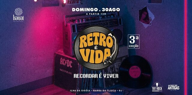 Retrô é vida | notturnia | retrôhits | dj napô | dj breno | dj phabyo castelo |kauai barra da tijuca (foto do evento)