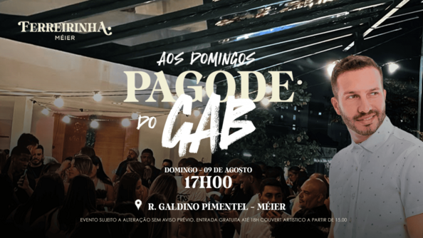 Ferreirinha Méier apresenta: Pagode do Gab - Domingo dia 09/08 (foto do evento)