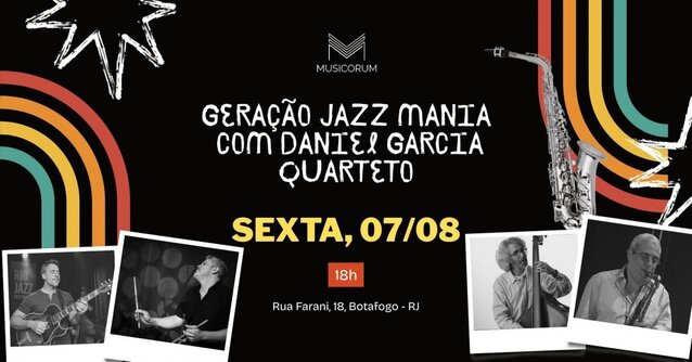 Geração Jazz Mania: Daniel Garcia Quarteto no Musicorum (foto do evento)