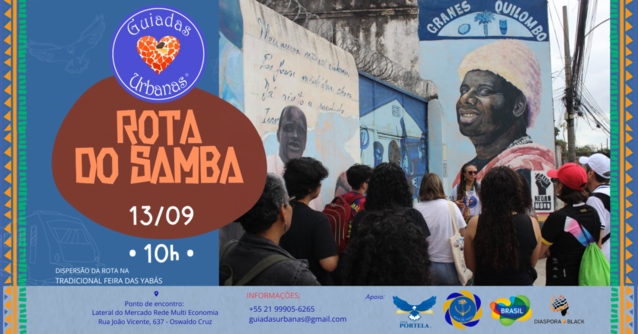 13/09 - ROTA DO SAMBA dispersando na FEIRA DAS YABÁS (foto do evento)