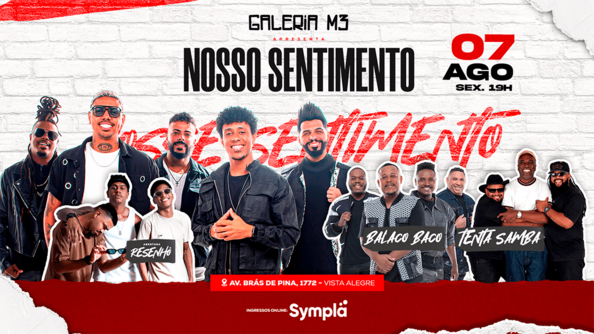 Nosso sentimento na galeria (foto do evento)