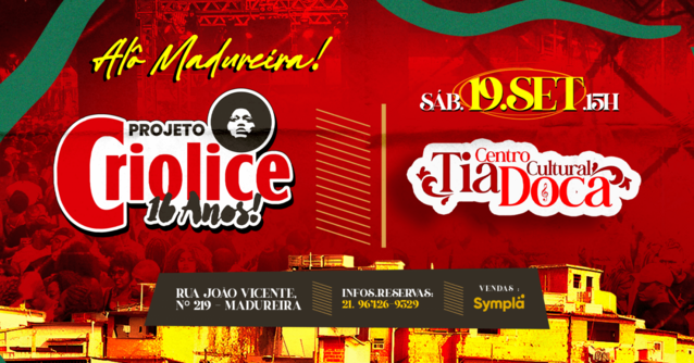 Projeto criolice - 16 anos - madureira (foto do evento)