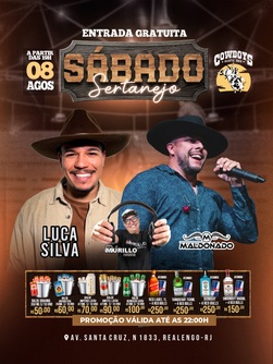 Sábado Sertanejo - 08/08/26 (foto do evento)