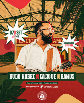 Dudu nobre no cacique de ramos (foto do evento)
