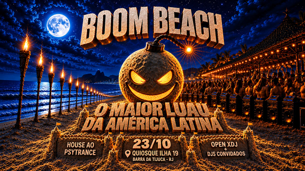 Luau Boom Beach (foto do evento)