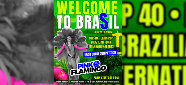 Pink Flamingo |Welcome to Brasil | Segunda, 24 de Agosto 21h (foto do evento)