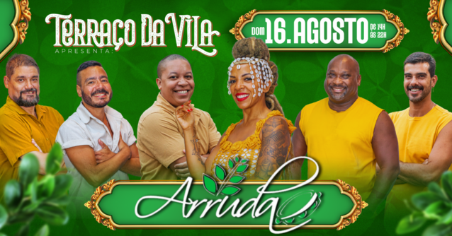 Arruda no terraço da vila (foto do evento)