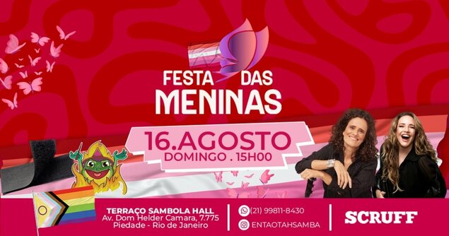 ENTÃO TAH! Convida FESTA das MENINAS (MES DO ORGULHO & VISIBILIDADE LÉSBICA) (foto do evento)