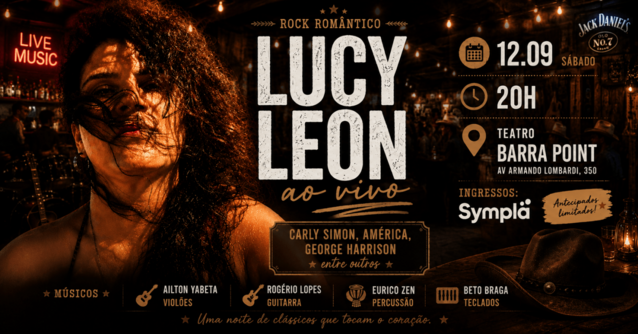 Lucy leon acústico (foto do evento)