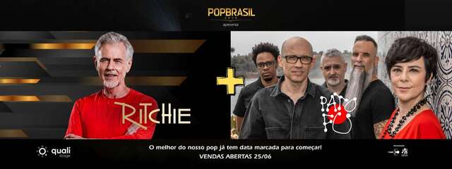 Ritchie e Pato Fu no Qualistage - RJ - 26/09/2026 (foto do evento)