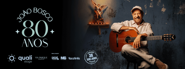 João Bosco no Qualistage - RJ - 02/10/2026 (foto do evento)