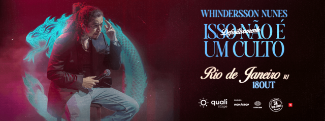 Whinderson Nunes no Qualistage - RJ - 18/10/2026 (foto do evento)