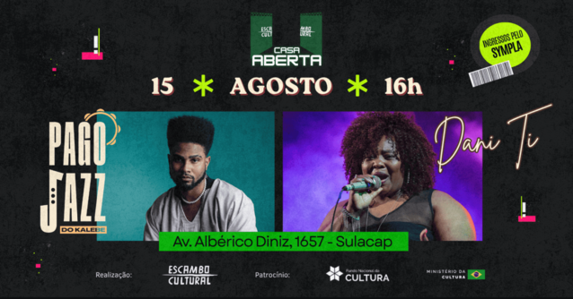 Casa Aberta I Pagojazz do Kalebe & Dani Ti (foto do evento)