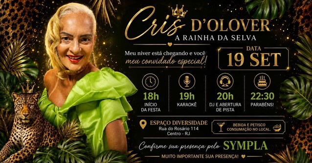 Cris a rainha da selva 19 set (foto do evento)