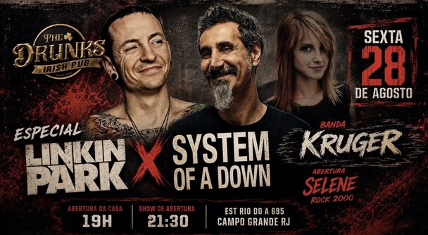 Kruger - tributo system of a down e linkin park + selene rock 2000 (foto do evento)