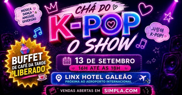 Chá do kpop (foto do evento)