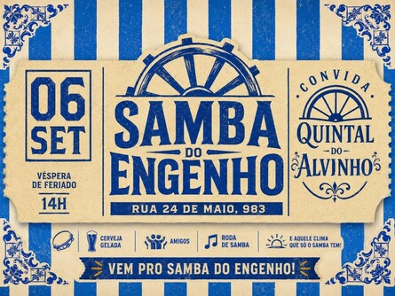 Samba do Engenho - convida Quintal do Alvinho (foto do evento)