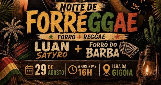 Noite de Forreggae na Gigoia - Luan Satyro e Forró do Barba (foto do evento)