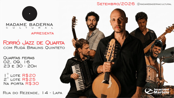 Forró Jazz De Quarta (Com Rudá Brauns Quinteto) (foto do evento)