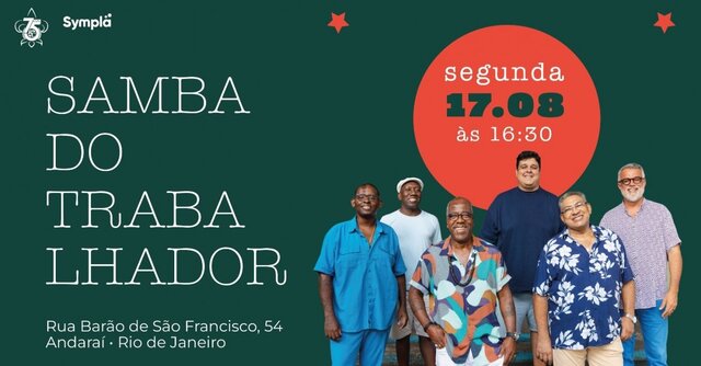 Samba do Trabalhador 17 de agosto no Clube Renascença! (foto do evento)