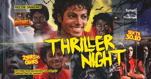Festa do Michael Jackson no Rio de Janeiro - Halloween: THRILLER NIGHT - Rua Sacadura Cabral, 147 (foto do evento)