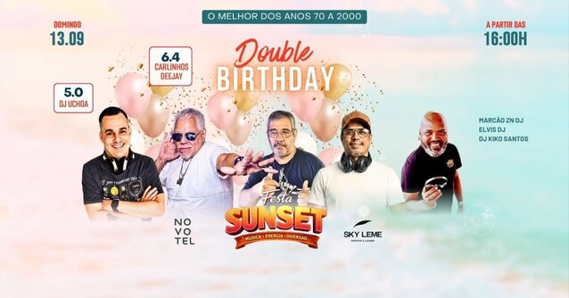 Festa Sunset Skyleme - Double Birthday (foto do evento)