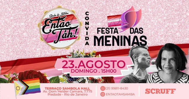 ENTÃO TAH! Convida FESTA das MENINAS (MES DO ORGULHO & VISIBILIDADE LÉSBICA) (foto do evento)