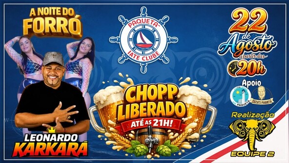 A noite do forró com leonardo karkará (foto do evento)
