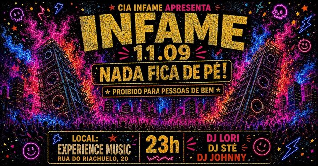 Infame - 11/09 - nada fica de pé! (foto do evento)