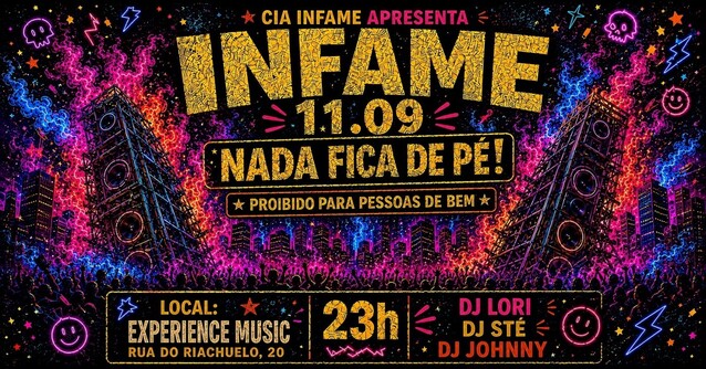 Infame - 11/09 - nada fica de pé! (foto do evento)