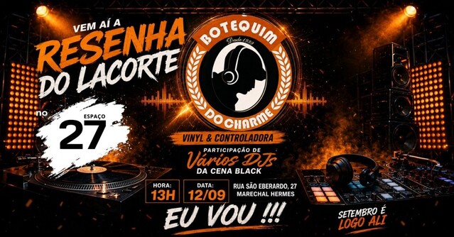 Resenha do lacorte (foto do evento)