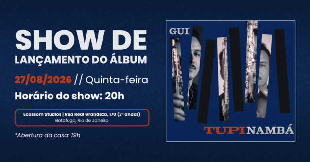 Gui Tupinambá | Lançamento do álbum "TUPI" 27.08 (foto do evento)